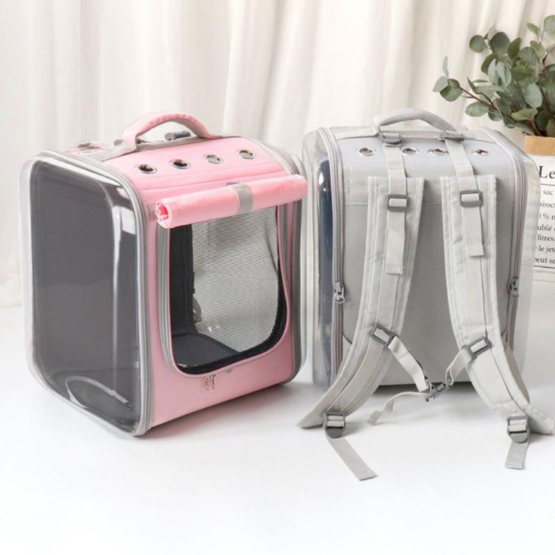 Space Capsule Cat Bag Outing Portable Backpack Pet Bag Pvc Laser Symphony Pet Bag - Image 4