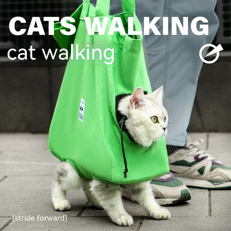Large Capacity Pet Cat Bag Multifunctional Breathable Dog Canvas Carrier Bag Escape-proof Pet Shoulder Carrying Bag Pet Supplies - Image 8