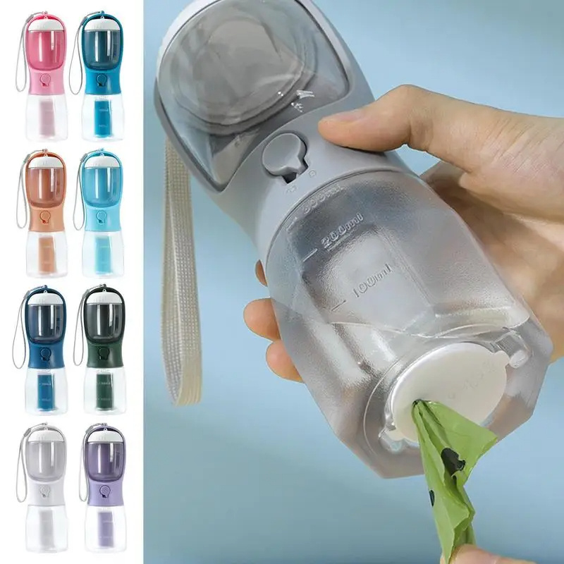 Dog Water Cup Drinking Food Garbage Bag Three-in-one Portable Small Multi-functional Pet Cups Pets Supplies - Image 5