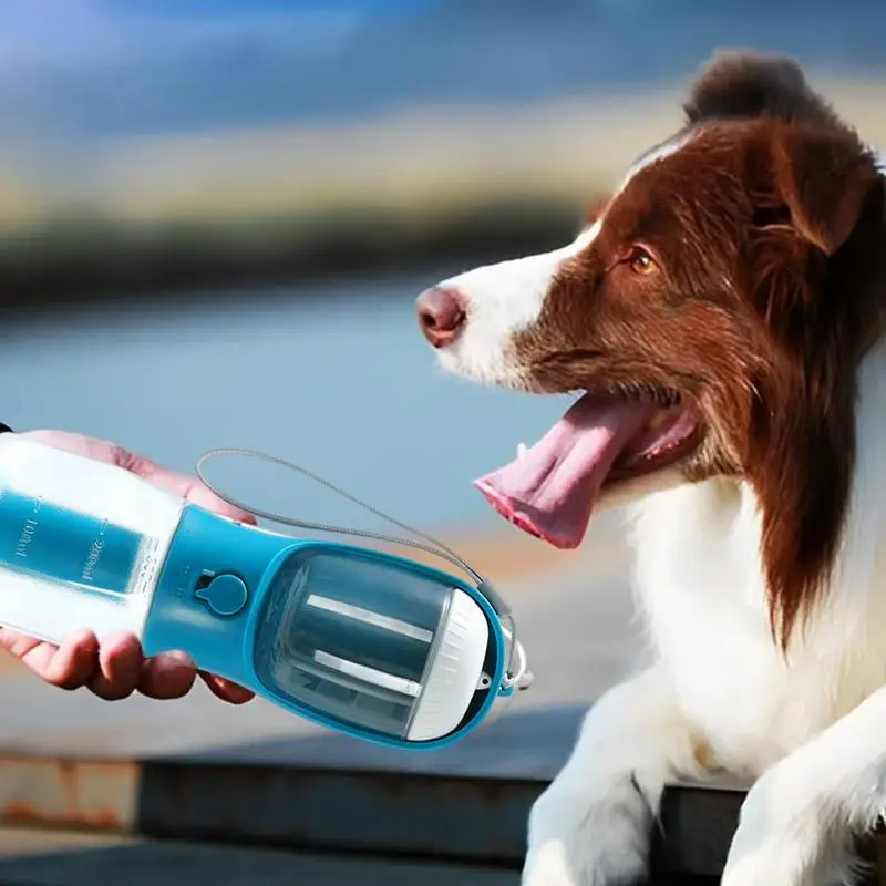 Dog Water Cup Drinking Food Garbage Bag Three-in-one Portable Small Multi-functional Pet Cups Pets Supplies - Image 3