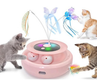 Funny Cat Game Turntable Self-Hi Pet Electric Cat Toy - Image 10