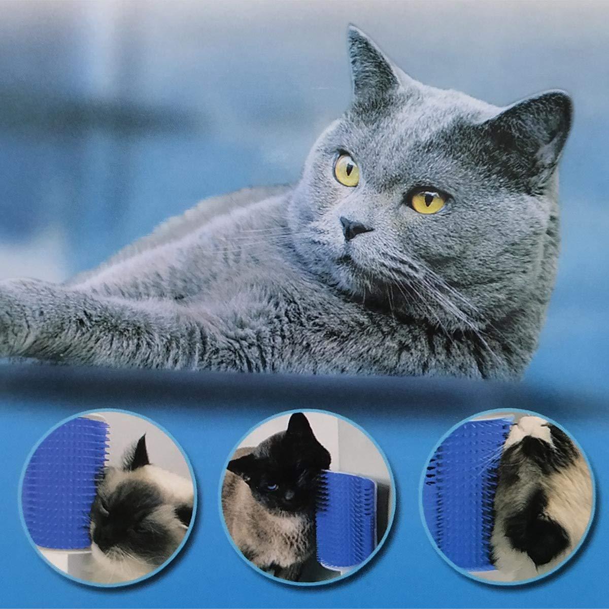 Cat Self Groomer Arch Self Cleaning Slicker Brush Upgraded Cat Brushes Wall Corner For Shedding Grooming, Softer Massager Comb Interactive Toy For Short Long Haired Dog Kitten Puppy - Image 8
